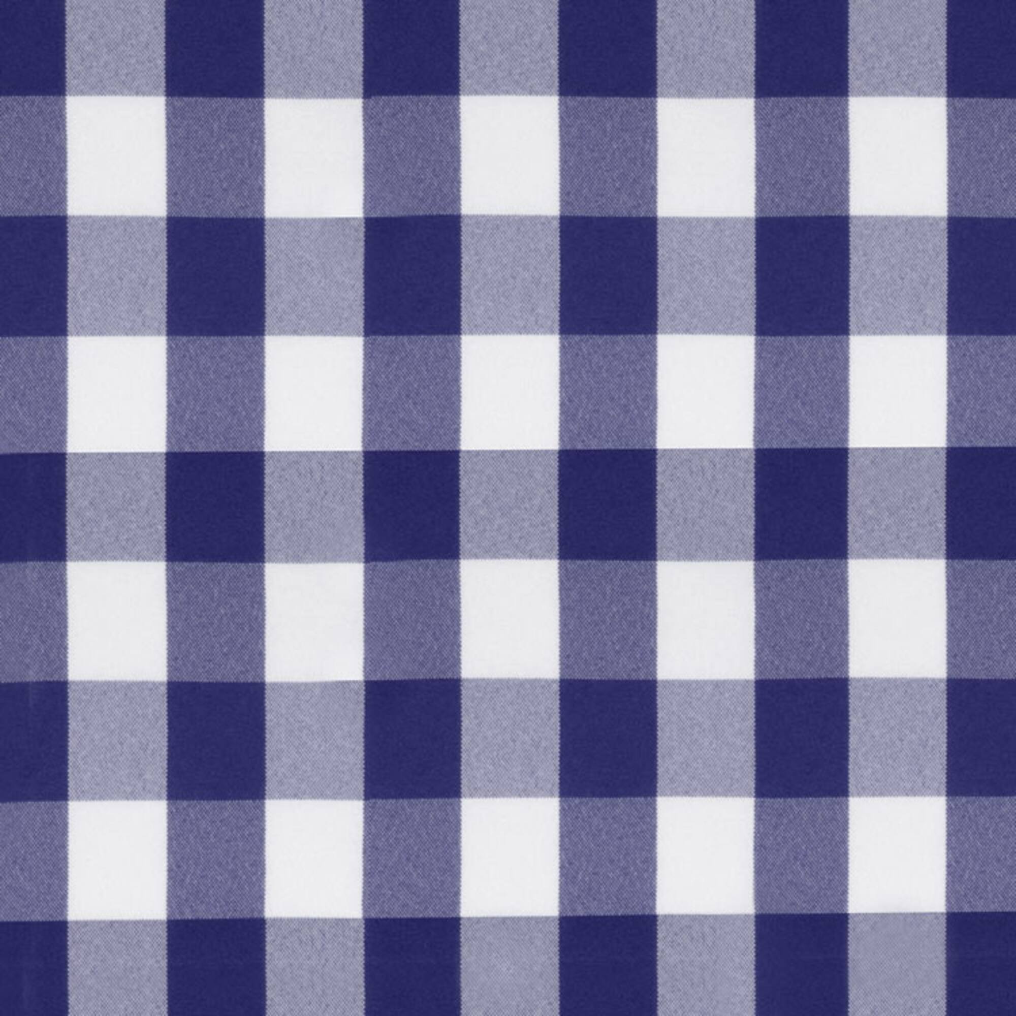 Royal Blue Picnic Check Poplin